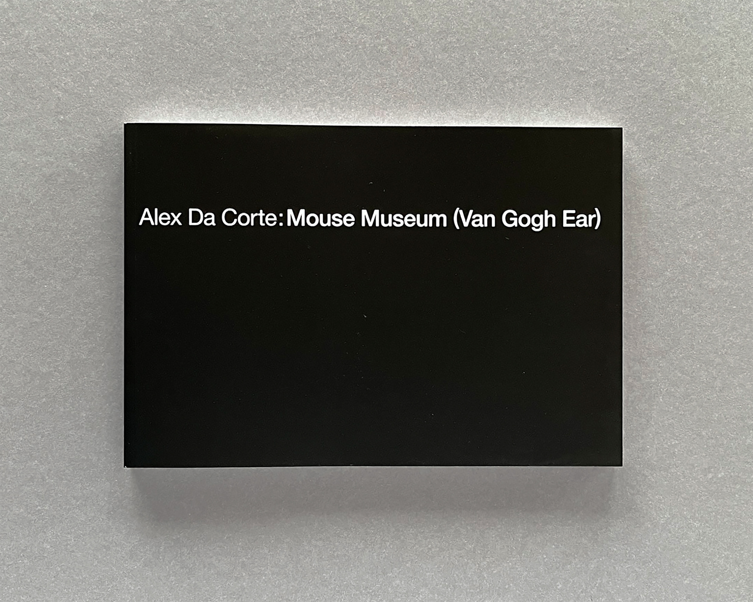 Mouse Museum book design by Anthony Smyrski / Random Embassy Papers